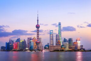 Shanghai viewed from Huangpu River
