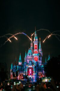 Fireworks at Shanghai Disney Resort