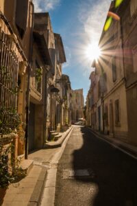 Arles town on Classics School Trip to France