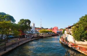 Melaka River on culture school trip in Singapore and Malaysia
