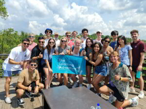 School group on MBA trip in Singapore