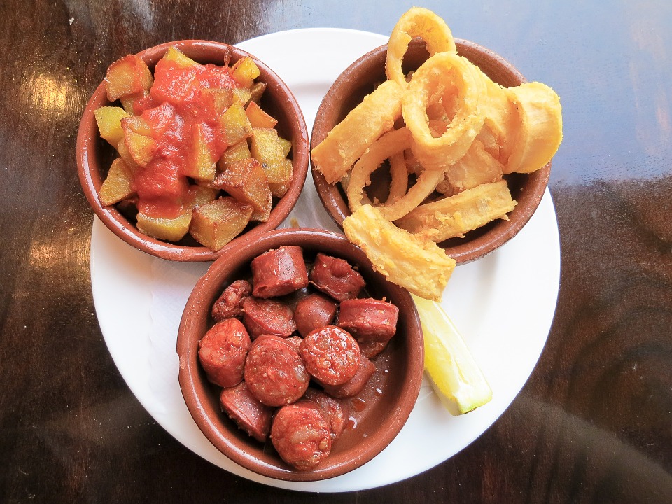 Tapas in Spain on a History School Trip