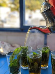 Moroccan mint tea