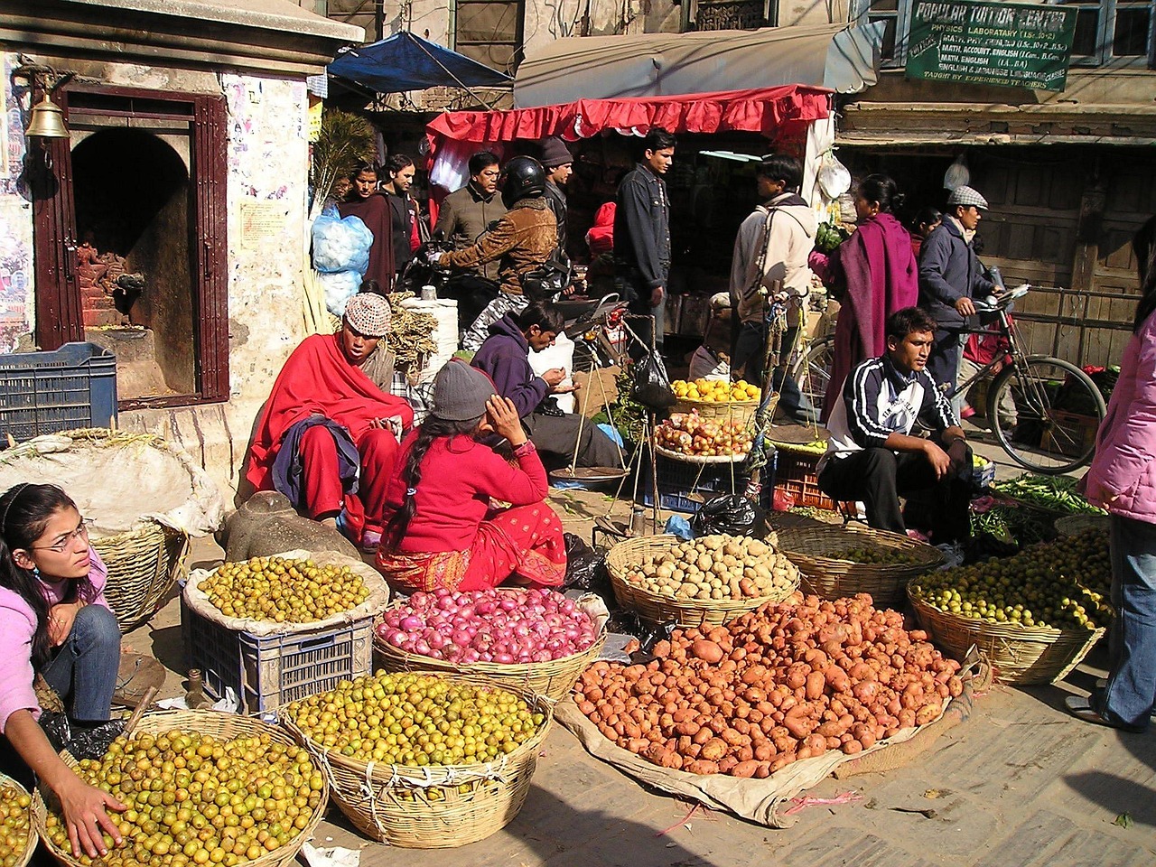 Thamel street market, Nepal